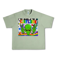 Oil Green LGBTQ Gaylien Tumbler Urban Heavy Tee - BundleAndBundleShop