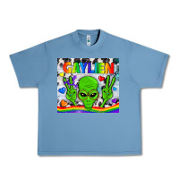 Pebble Blue LGBTQ Gaylien Tumbler Urban Heavy Tee - BundleAndBundleShop