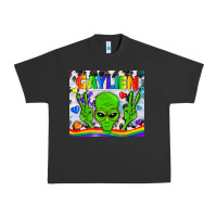 Pigment Black LGBTQ Gaylien Tumbler Urban Heavy Tee - BundleAndBundleShop