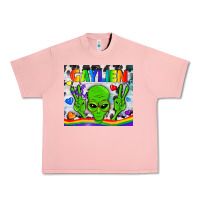 Salmon LGBTQ Gaylien Tumbler Urban Heavy Tee - BundleAndBundleShop