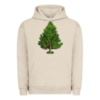 Pigment French Oak White Pine Tree Illustrations Urban Hoodie - LillyAllenDesigns