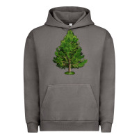 Pigment Tornado White Pine Tree Illustrations Urban Hoodie - LillyAllenDesigns