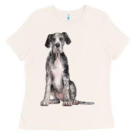 Bone Great Dane Dog Ladies Tee - LillyAllenDesigns