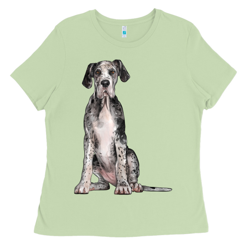 Great Dane Dog Ladies Tee by LillyAllenDesigns | Teevron