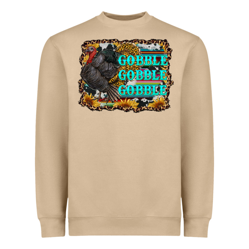 Gobble Gobble Gobble Heavyweight Sweatshirt by RanaPortraitStore | Teevron