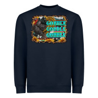 Navy gobble gobble gobble Heavyweight Sweatshirt - RanaPortraitStore