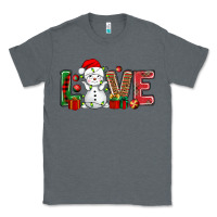 Charcoal Heather love snowman bbs Classic Tee - BundleAndBundleShop