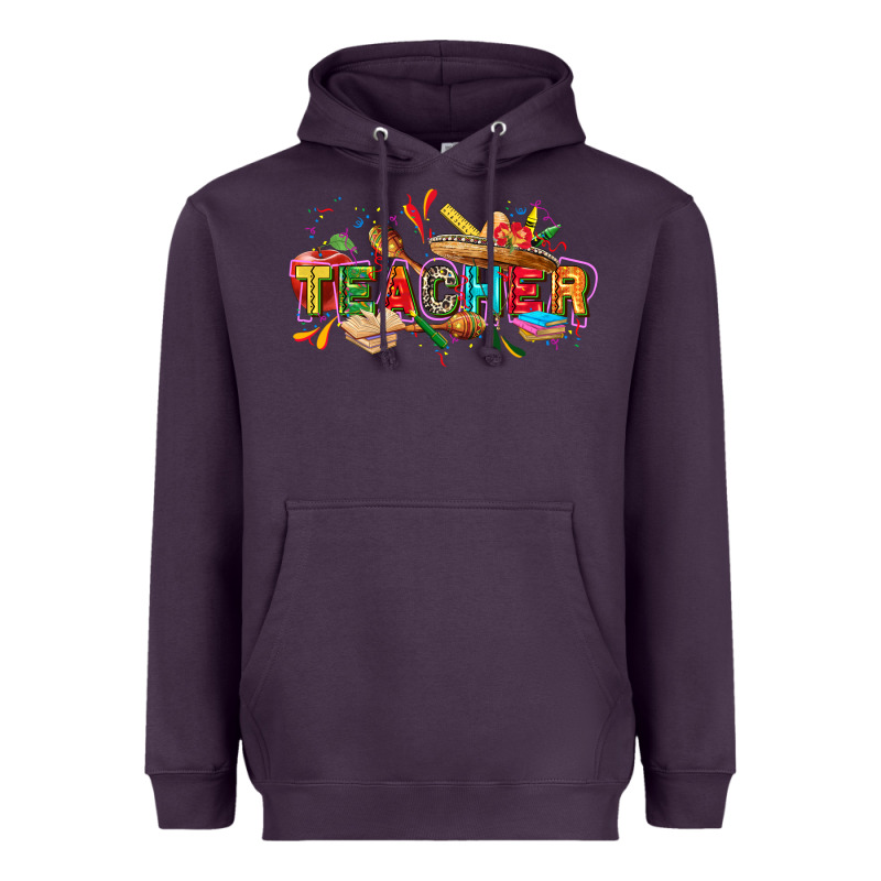 Cinco De Mayo Teacher Heavyweight Hoodie by FaDigitalArtStudio | Teevron