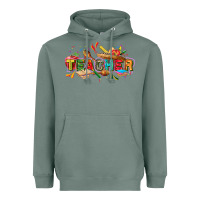 Sage Cinco de mayo Teacher Heavyweight Hoodie - FaDigitalArtStudio