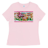 Bubblegum Pink happy easter y'all rabbit sippy cup Ladies Tee - BarkalooDesign