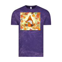 Cloud Purple fall gnome Vintage Tee - MaliasSmallBusiness