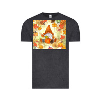 Vintage Black fall gnome Vintage Tee - MaliasSmallBusiness