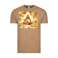 Vintage Coffee fall gnome Vintage Tee - MaliasSmallBusiness