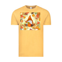 Vintage Mustard fall gnome Vintage Tee - MaliasSmallBusiness