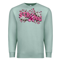 Seafoam Strong Cancer Awareness Premium Sweatshirt - FaDigitalArtStudio