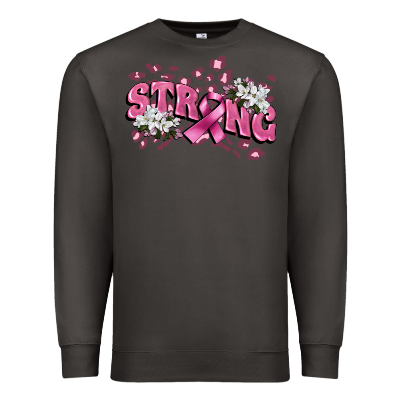 Strong Cancer Awareness Premium Sweatshirt by FaDigitalArtStudio | Teevron
