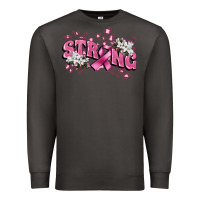 Smoke Strong Cancer Awareness Premium Sweatshirt - FaDigitalArtStudio