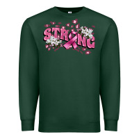 Sports Green Strong Cancer Awareness Premium Sweatshirt - FaDigitalArtStudio