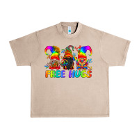 French Oak LGBTQ Free Hugs Gnomes Urban Heavy Tee - BundleAndBundleShop