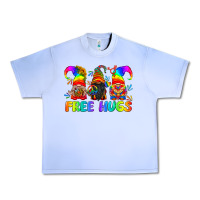 Grape Ice LGBTQ Free Hugs Gnomes Urban Heavy Tee - BundleAndBundleShop
