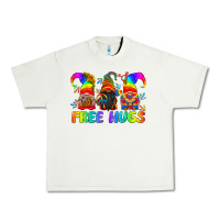 Pistachio LGBTQ Free Hugs Gnomes Urban Heavy Tee - BundleAndBundleShop