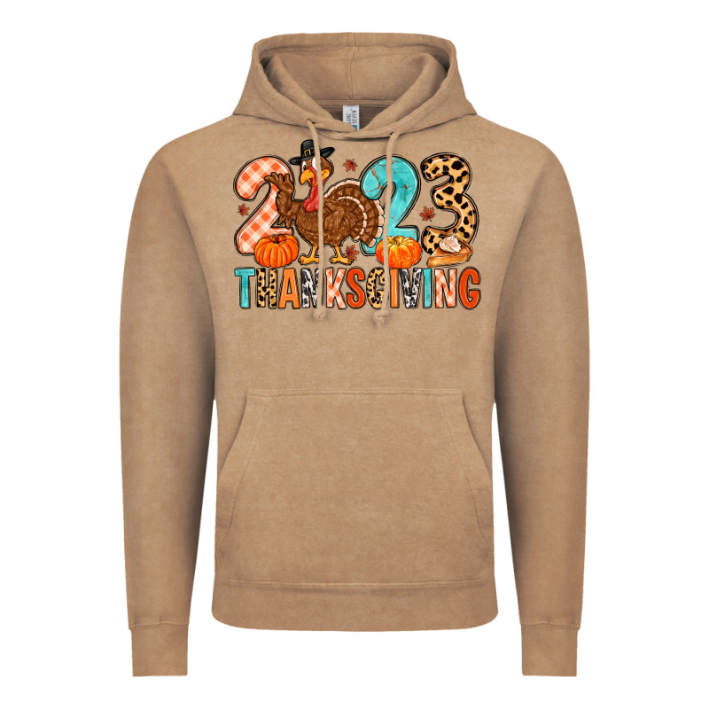 2023 Thanksgiving Vintage Hoodie by MaliasSmallBusiness | Teevron