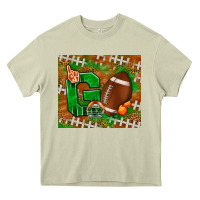 Mossy go american football leopard Heavy Core Tee - NancyCooperArtShop