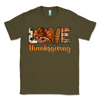 Army Green love thanksgiving with turkey bbs Classic Tee - BundleAndBundleShop
