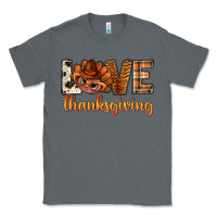 Charcoal Heather love thanksgiving with turkey bbs Classic Tee - BundleAndBundleShop