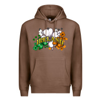 Chestnut St. Patrick's Ireland flag Premium Hoodie - HowdyJamesFarm