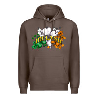 Coffee St. Patrick's Ireland flag Premium Hoodie - HowdyJamesFarm