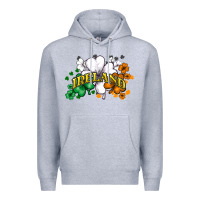 Heather Grey St. Patrick's Ireland flag Premium Hoodie - HowdyJamesFarm