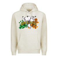 Oatmeal Heather St. Patrick's Ireland flag Premium Hoodie - HowdyJamesFarm