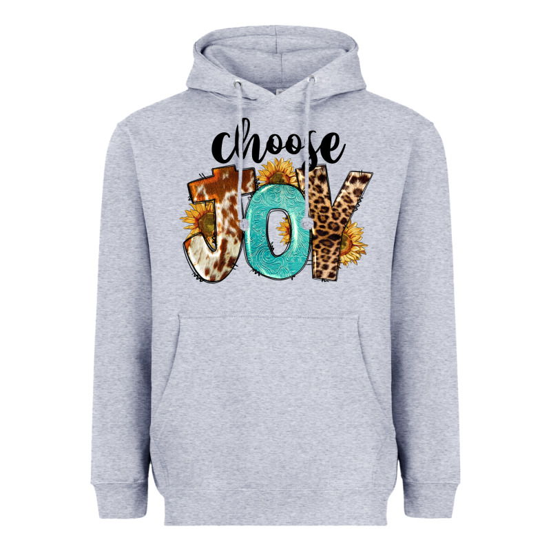Western Choose Joy Heavyweight Hoodie by FaDigitalArtStudio | Teevron