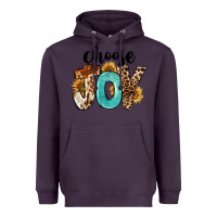 Plum Western Choose Joy Heavyweight Hoodie - FaDigitalArtStudio