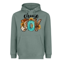 Sage Western Choose Joy Heavyweight Hoodie - FaDigitalArtStudio