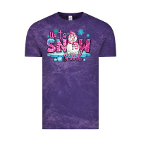 Cloud Purple up to snow good pink christmas winter snowman Vintage Tee - MaliasSmallBusiness