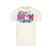 Vintage Arctic up to snow good pink christmas winter snowman Vintage Tee - MaliasSmallBusiness
