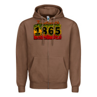 Chestnut juneteenth 1865 Zipper Hoodie - CowGirlArtShop