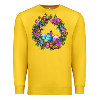 Lemon Easter Ocaliptus spring flowers Premium Sweatshirt - OliviaCreatesArt
