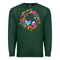 Sports Green Easter Ocaliptus spring flowers Premium Sweatshirt - OliviaCreatesArt