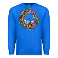 True Royal Easter Ocaliptus spring flowers Premium Sweatshirt - OliviaCreatesArt