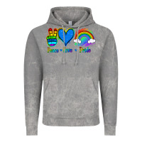 Cloud Rock Peace Love Pride Vintage Hoodie - Jasminsmagicworld