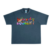 Midnight Navy Western LGBTQ Gender Equality Urban Heavy Tee - BundleAndBundleShop