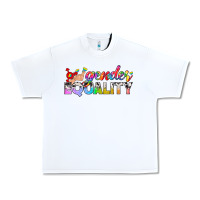 White Western LGBTQ Gender Equality Urban Heavy Tee - BundleAndBundleShop