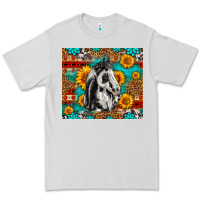 Aztec Sunflowers Horse Premium Tee | Teevron