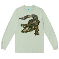 Matcha alligator Long Sleeve Tee - BarkalooDesign