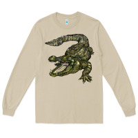 Mushroom alligator Long Sleeve Tee - BarkalooDesign