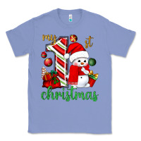 Colony Blue my 1 st christmas with cute snowman bbs Classic Tee - BundleAndBundleShop