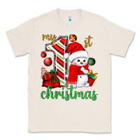 Natural my 1 st christmas with cute snowman bbs Classic Tee - BundleAndBundleShop